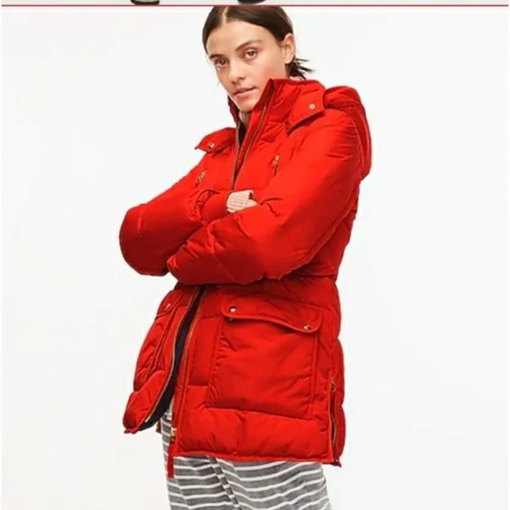 J. Crew Signature Chateau Puffer Jacket PrimaLoft® AF012 Size XS SM